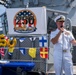 U.S Service Members and guests attend a reception during LA Fleet Week
