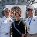U.S Service Members and guests attend a reception during LA Fleet Week