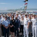 U.S Service Members and guests attend a reception during LA Fleet Week
