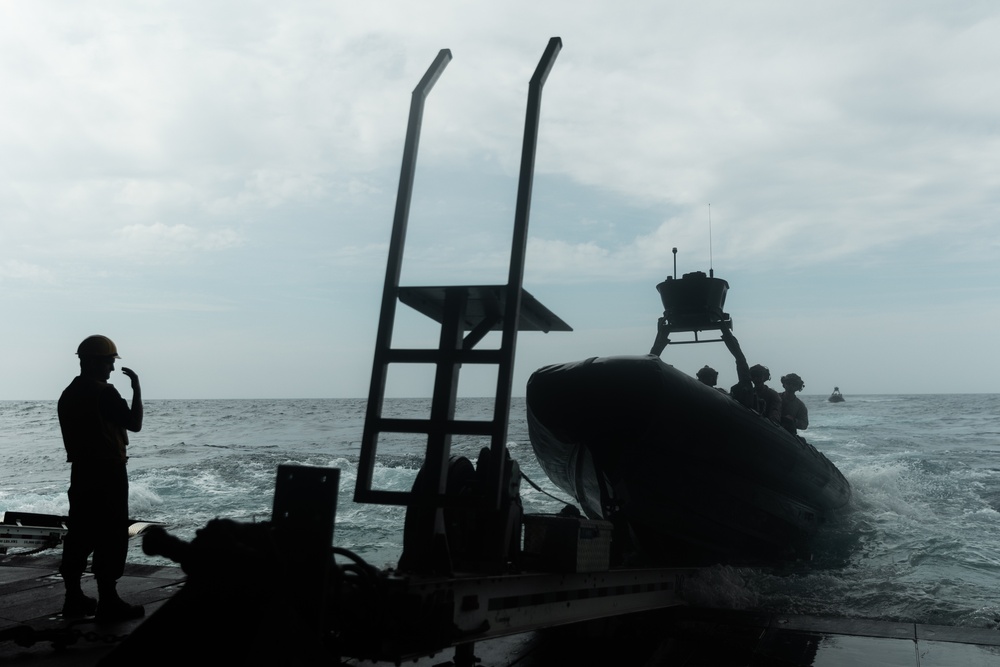 22nd MEU | Dual-Launch Small Boat Operations aboard USS San Antonio