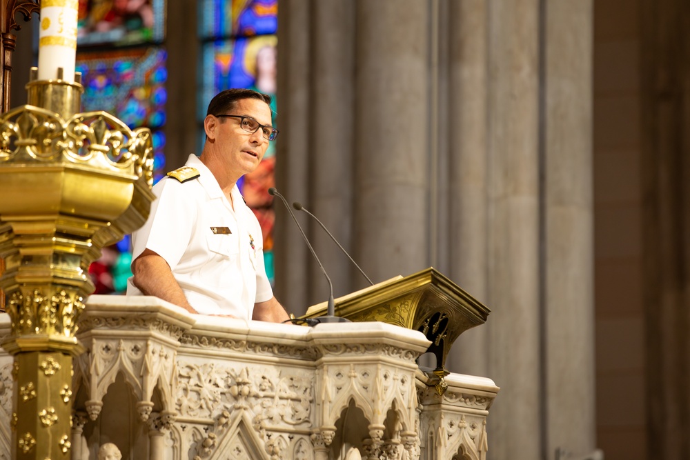 St. Patrick's Cathedral holds Mass with service members during Fleet Week New York 2025
