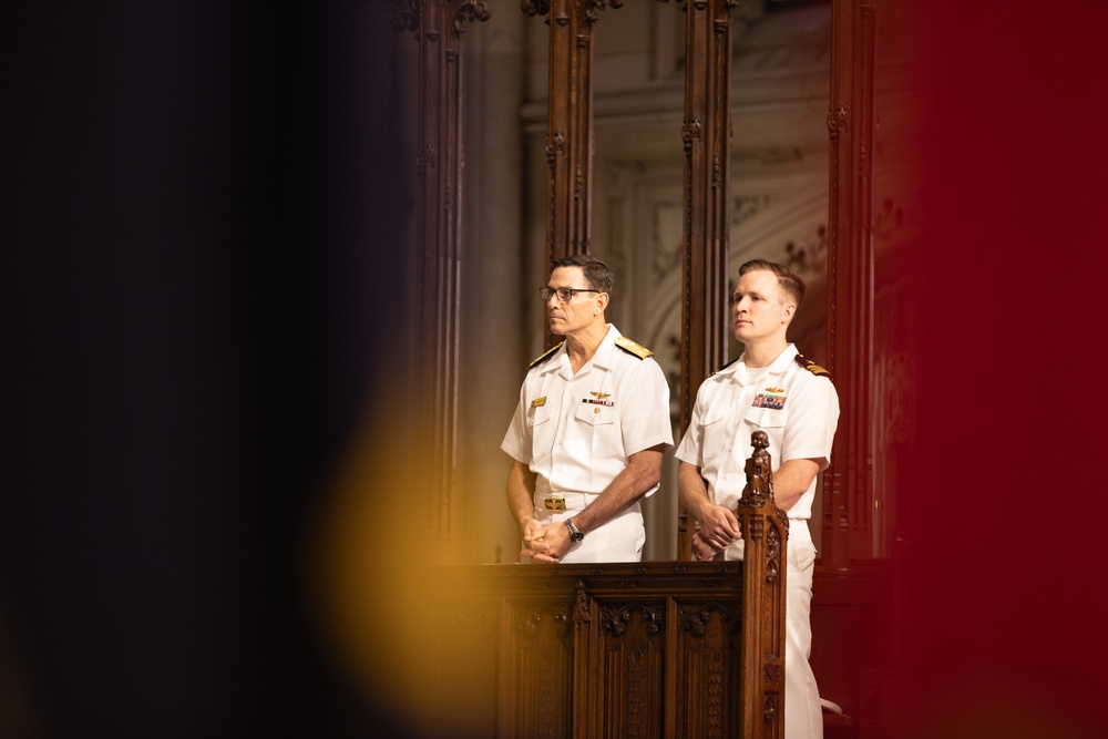 St. Patrick's Cathedral holds Mass with service members during Fleet Week New York 2025