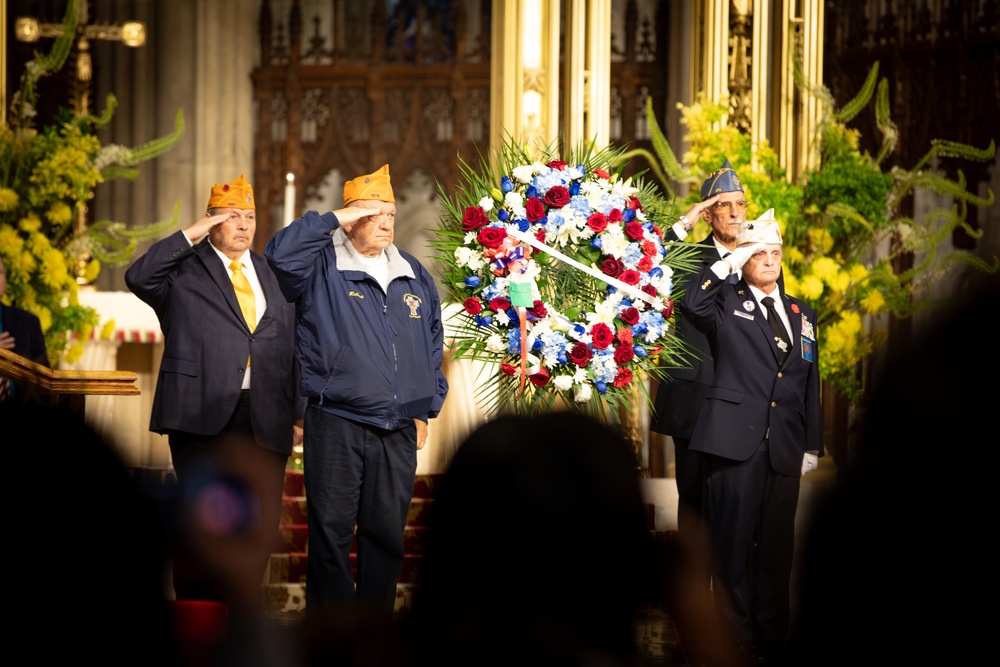 St. Patrick's Cathedral holds Mass with service members during Fleet Week New York 2025