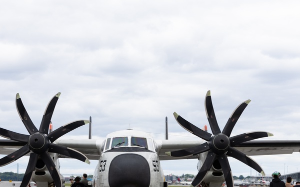 VRC-40 Sailors fly over Fleet Week New York