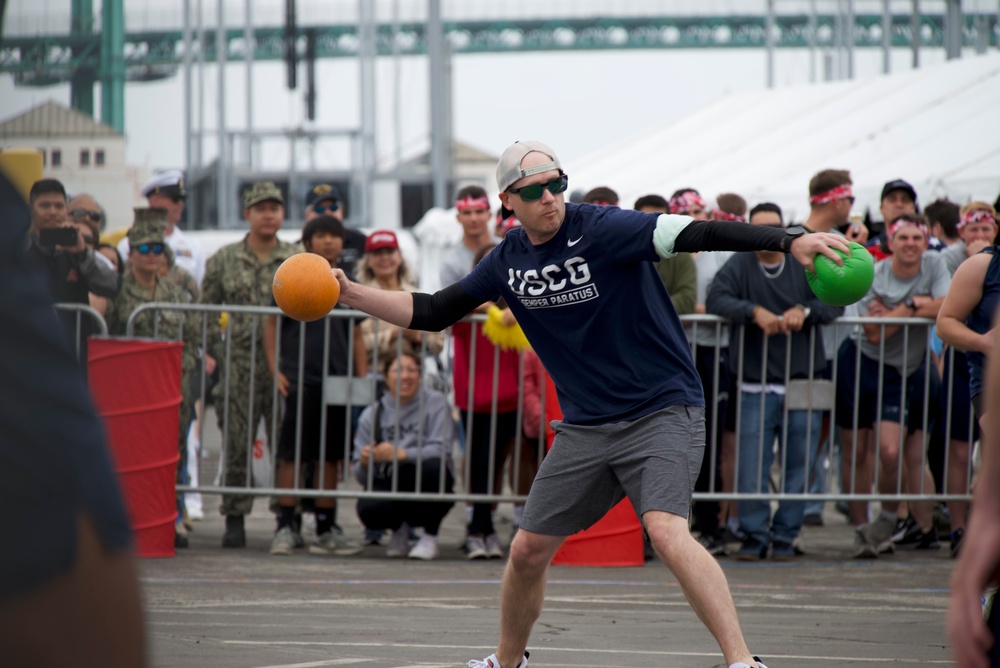 Fleet Week Los Angeles dodgeball tournament