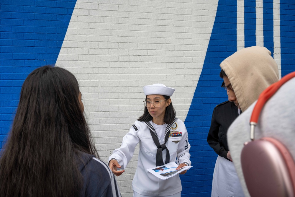Recruiters visit Benjamin N. Cardozo High School
