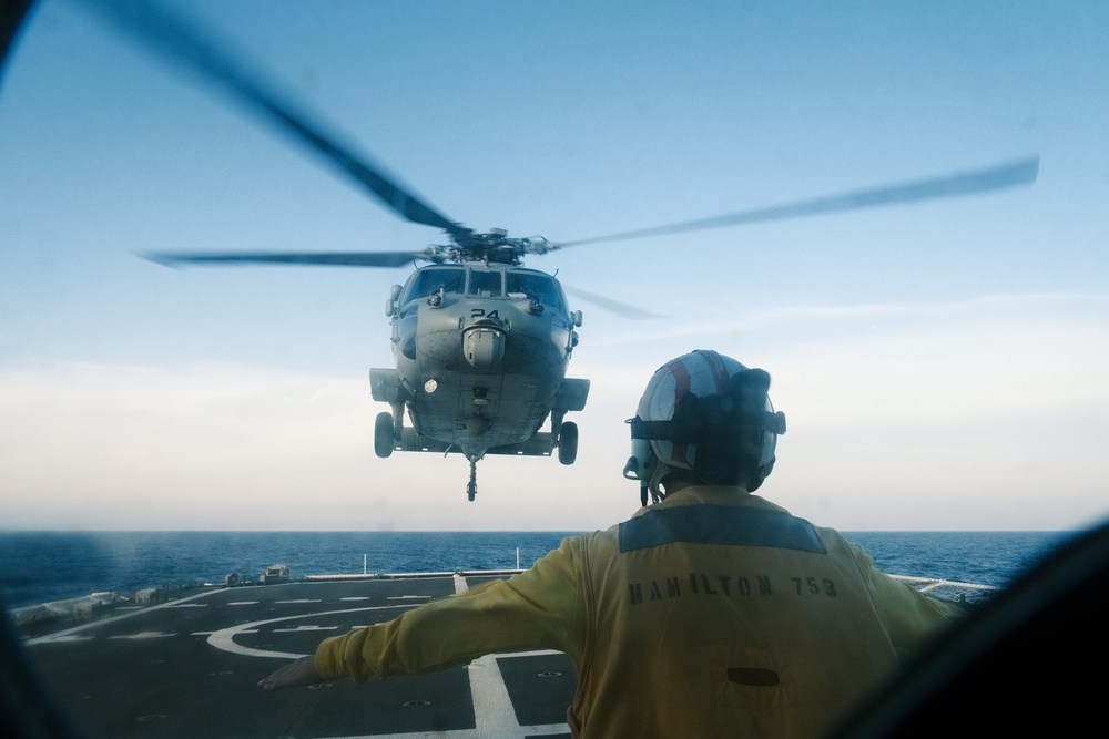 US Navy, US Marine Corps and US Coast Guard conduct integrated joint training at sea