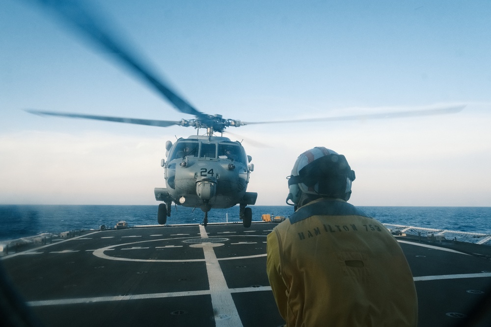 US Navy, US Marine Corps and US Coast Guard conduct integrated joint training at sea
