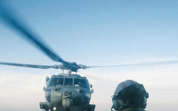 US Navy, US Marine Corps and US Coast Guard conduct integrated joint training at sea