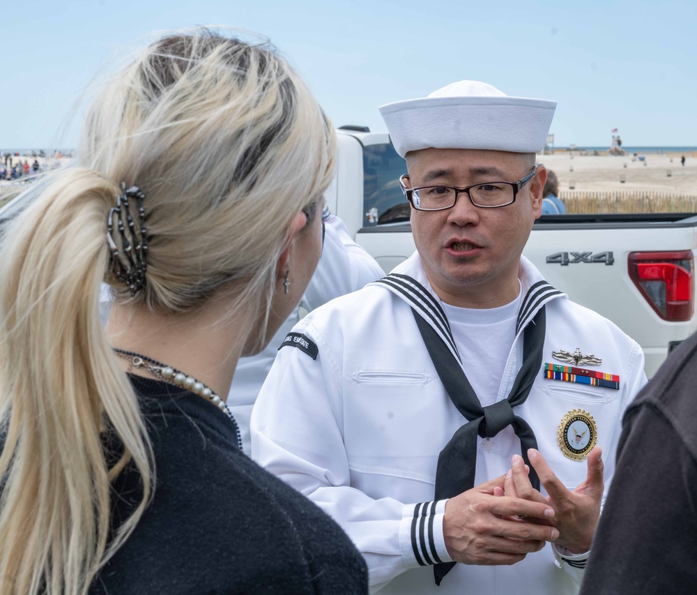 Recruiters visit the FourLeaf Air Show at Jones Beach State Park