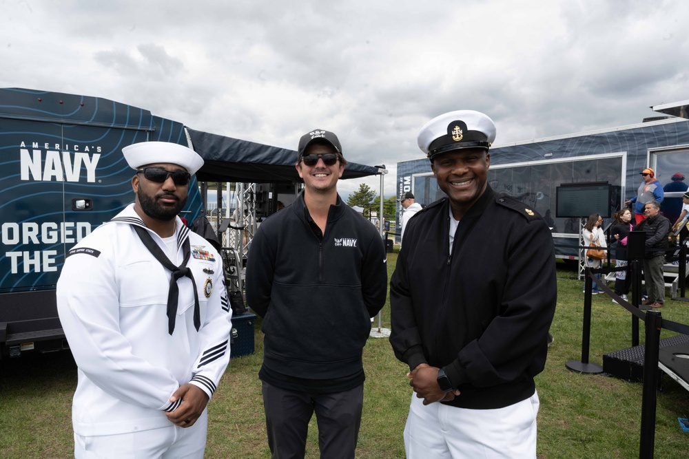 Recruiters visit the FourLeaf Air Show at Jones Beach State Park