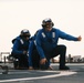 US Navy, US Coast Guard conduct integrated flight operations at sea aboard Coast Guard Cutter Hamilton
