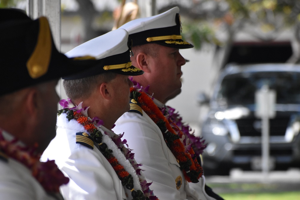 Coast Guard Cutter Midgett holds change of command ceremony