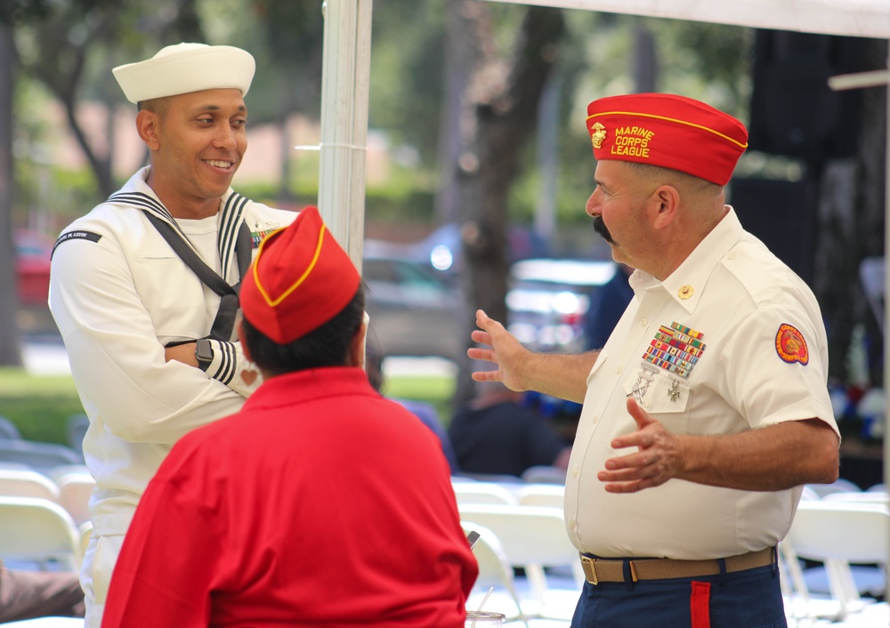U.S. service members attend Mission Hills Memorial Day Event