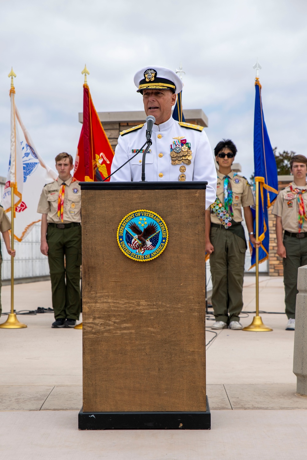 Vice Admiral Dan Cheever Attends Annual Memorial Day Ceremony