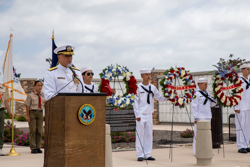 Vice Admiral Dan Cheever Attends Annual Memorial Day Ceremony