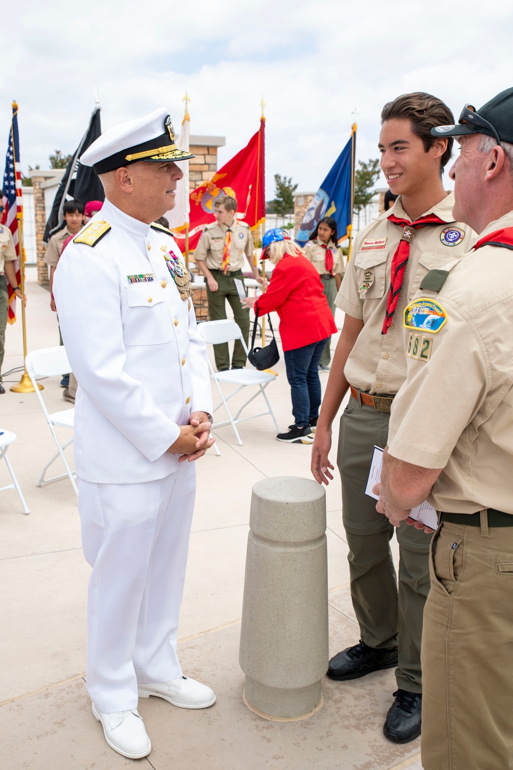 Vice Admiral Dan Cheeer Attends Annual Memorial Day Ceremony