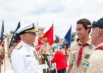 Vice Admiral Dan Cheeer Attends Annual Memorial Day Ceremony