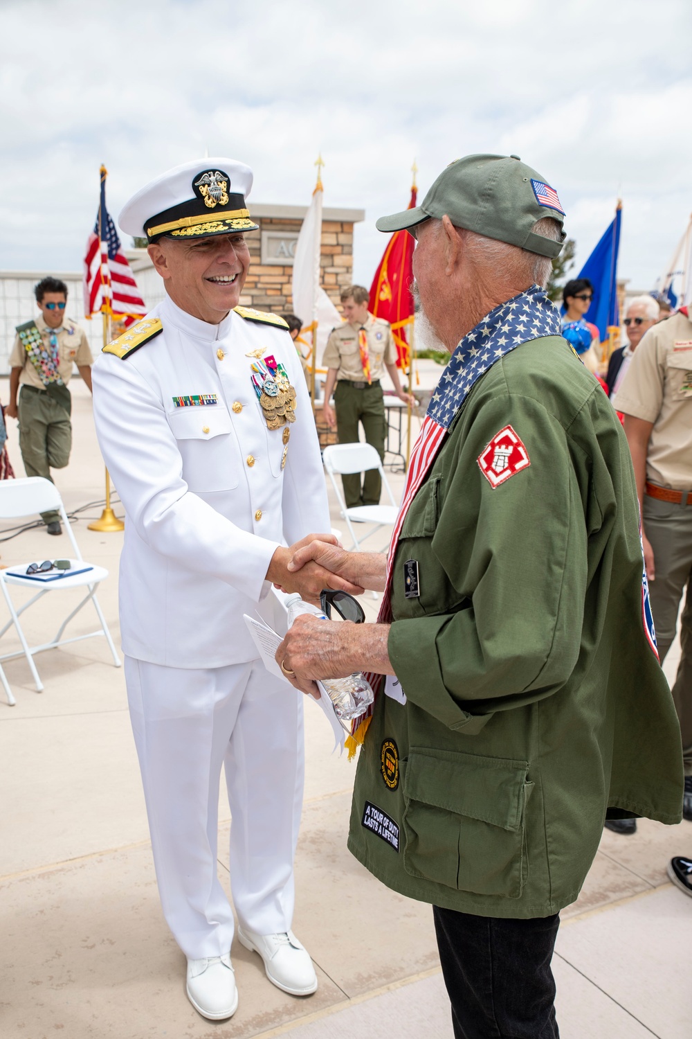 Vice Admiral Dan Cheeer Attends Annual Memorial Day Ceremony