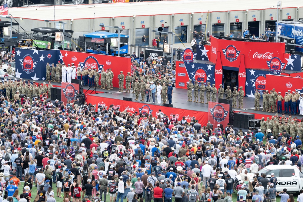 The Honorable Pete Hegseth opens the Coca-Cola 600