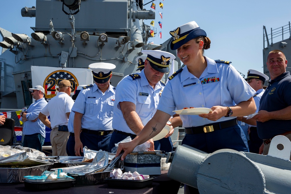 Surface Navy Association Battleship Iowa Chapter holds a gathering during LA Fleet Week