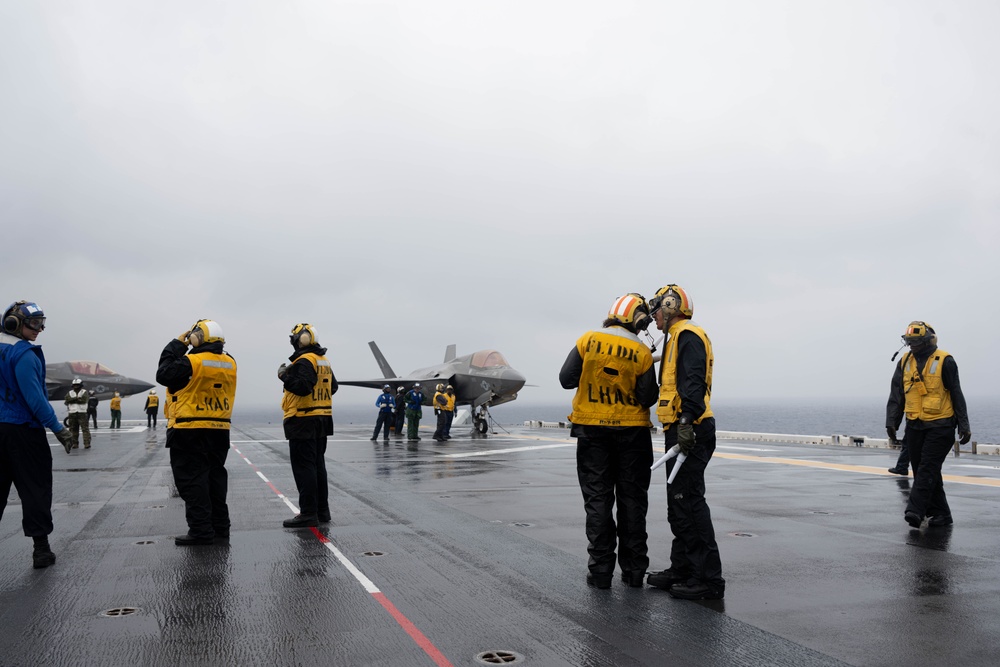 USS America (LHA 6) Conducts Flight Operations