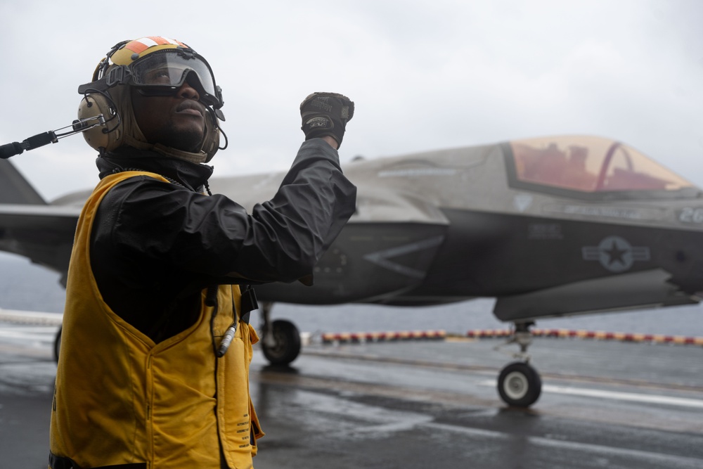 USS America (LHA 6) Conducts Flight Operations