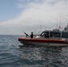 Members of U.S. Coast Guard Maritime Safety and Security Team (MSST) Los Angeles-Long Beach patrol the waters of Long Beach, California, during Los Angeles Fleet Week 2005, May 25, 2025.