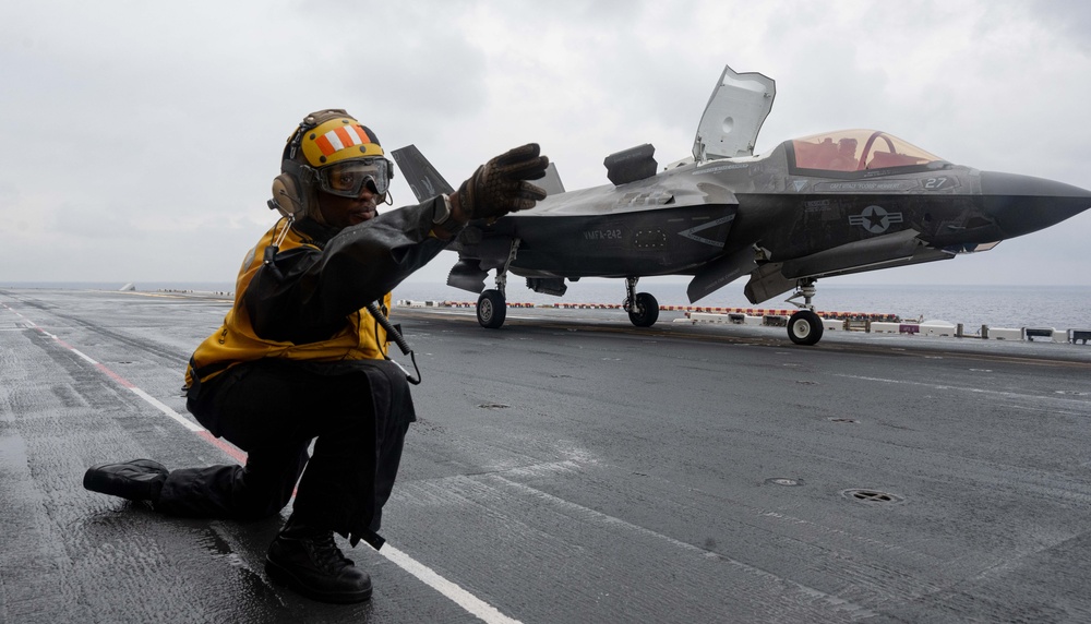 USS America (LHA 6) Conducts Flight Operations