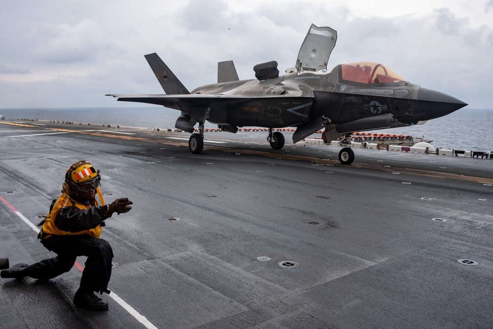 USS America (LHA 6) Conducts Flight Operations