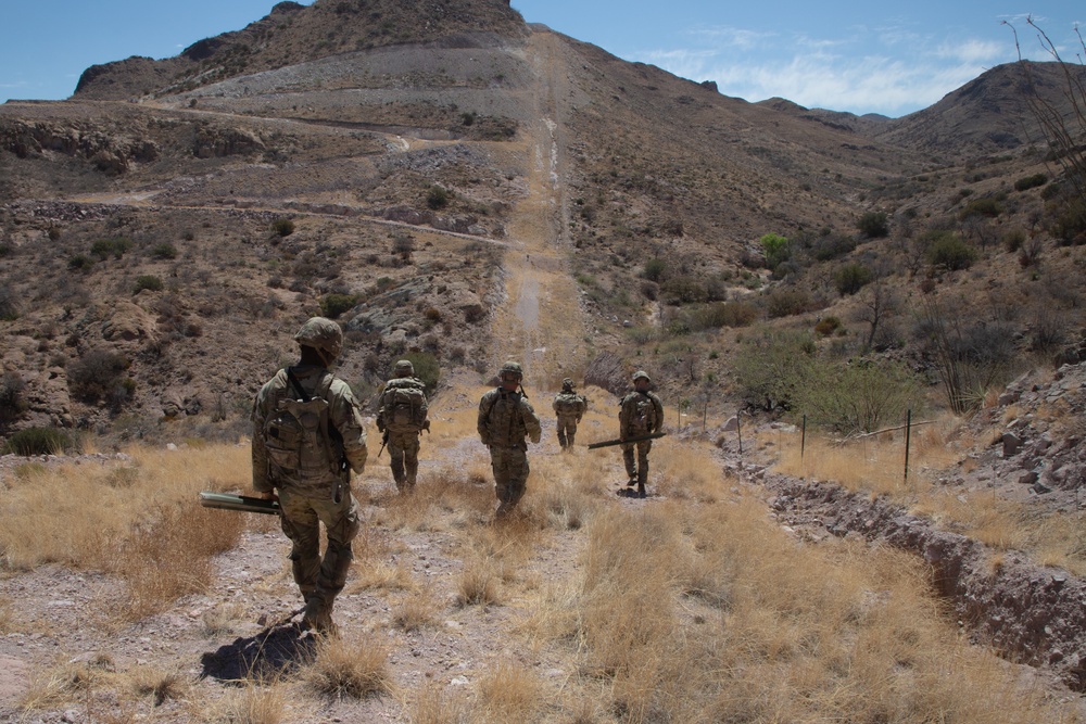Signs emplaced along National Defense Area