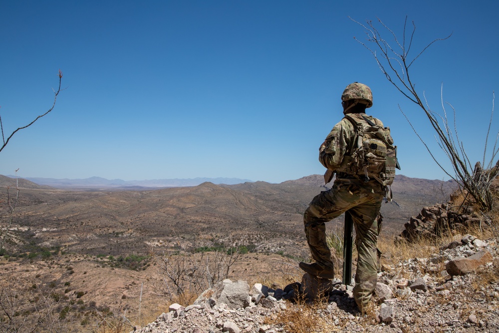 Signs emplaced along National Defense Area