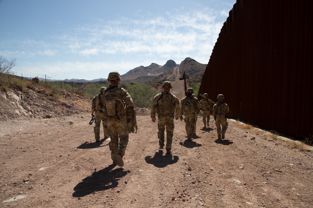 Signs emplaced along National Defense Area