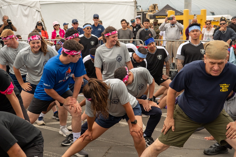 Dodgeball Tournament At Los Angeles Fleet Week Expo