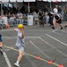 U.S. Navy, Marines and Coast Guardsmen play dodgeball