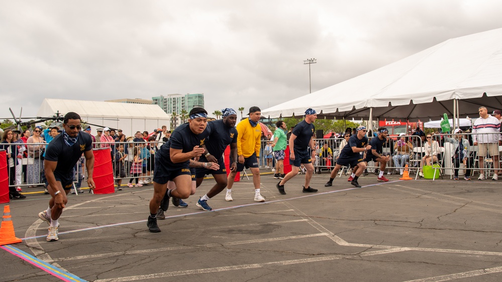 Dodgeball Tournament At Los Angeles Fleet Week Expo