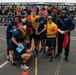 U.S. Navy, Marines and Coast Guardsmen play dodgeball