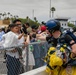 U.S. Navy Leap Frogs jump at LA Fleet Week