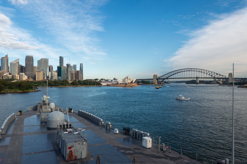 Blue Ridge Arrives in Australia
