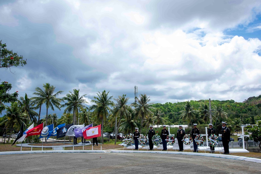 Community Honors Fallen Heroes on Memorial Day at Guam Veterans Cemetery