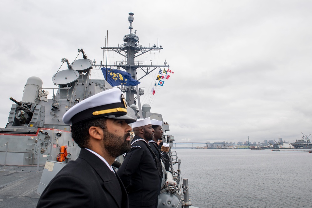 USS Higbee begins her maiden deployment