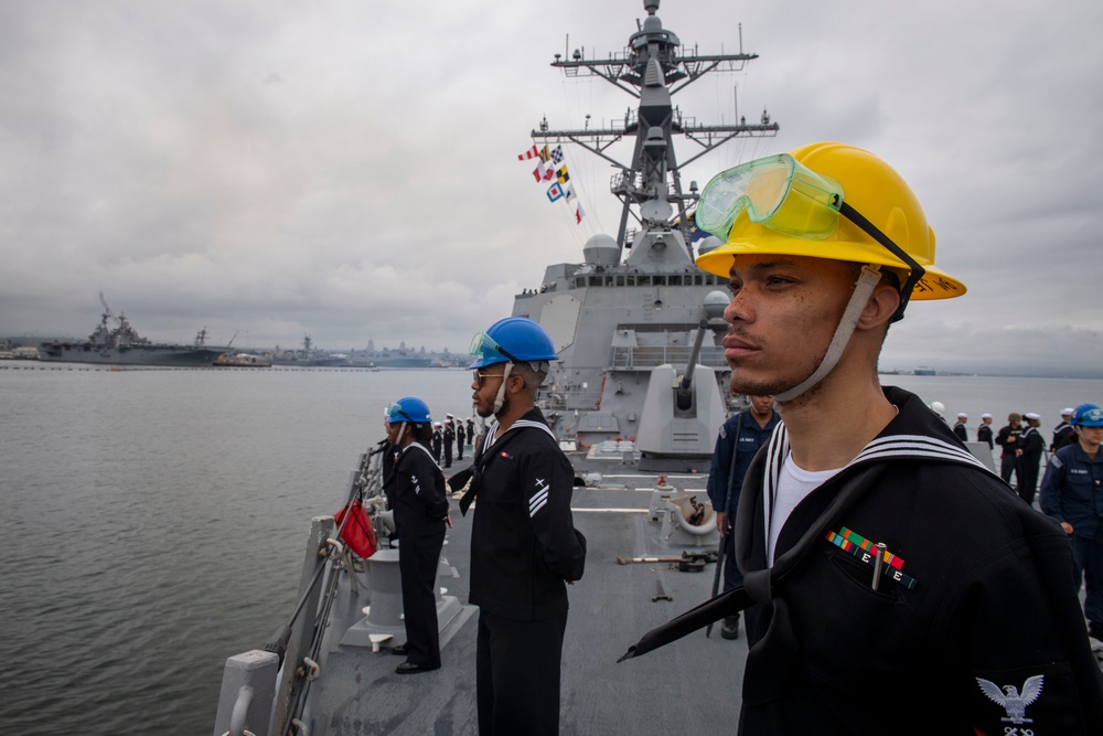 USS Higbee begins her maiden deployment