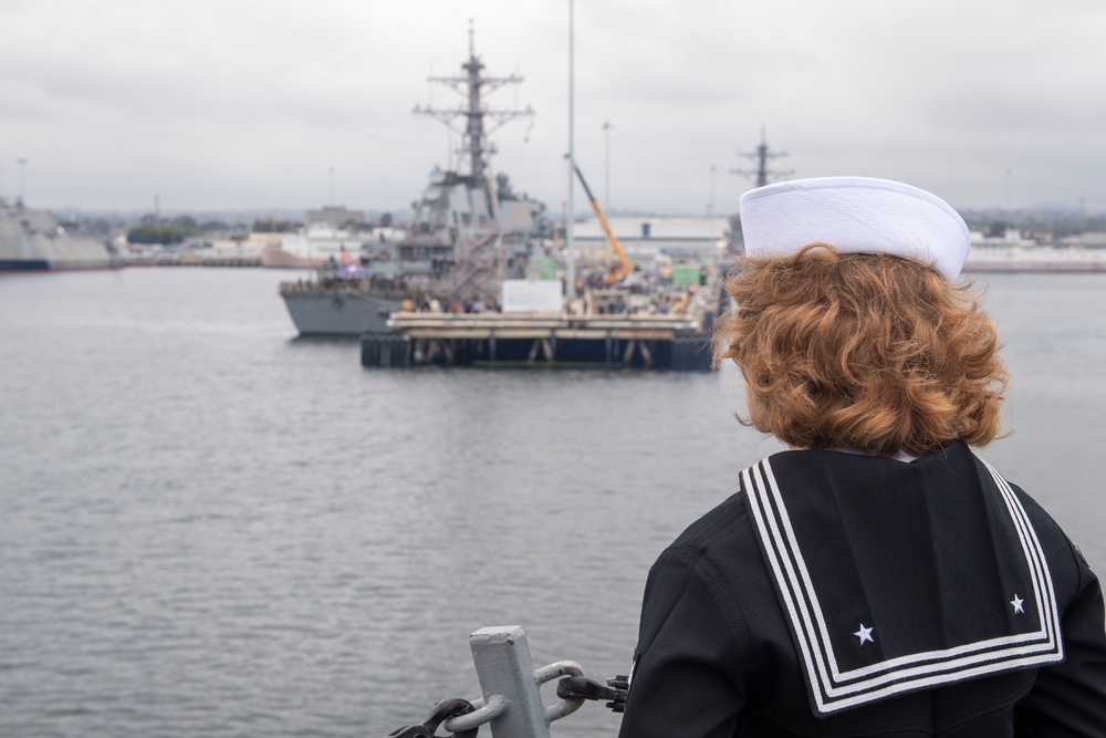 USS Higbee begins her maiden deployment