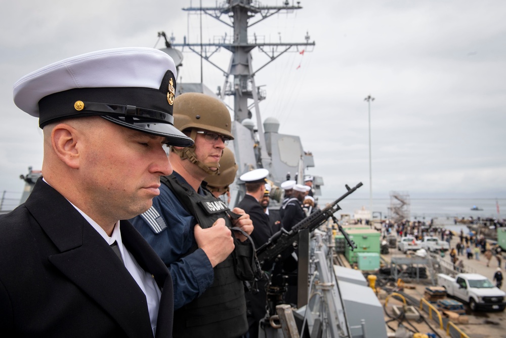 USS Higbee begins her maiden deployment