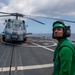 Sailor Prepares for Flight Operations