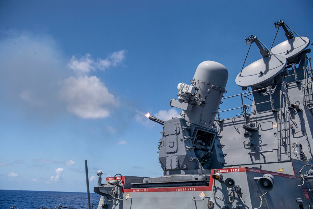 USS Higbee Performs Live Fire Weapons Exercise