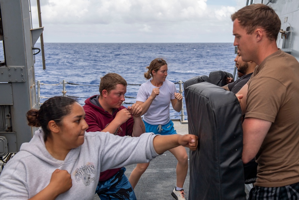 Sailors Conduct Security Force Training