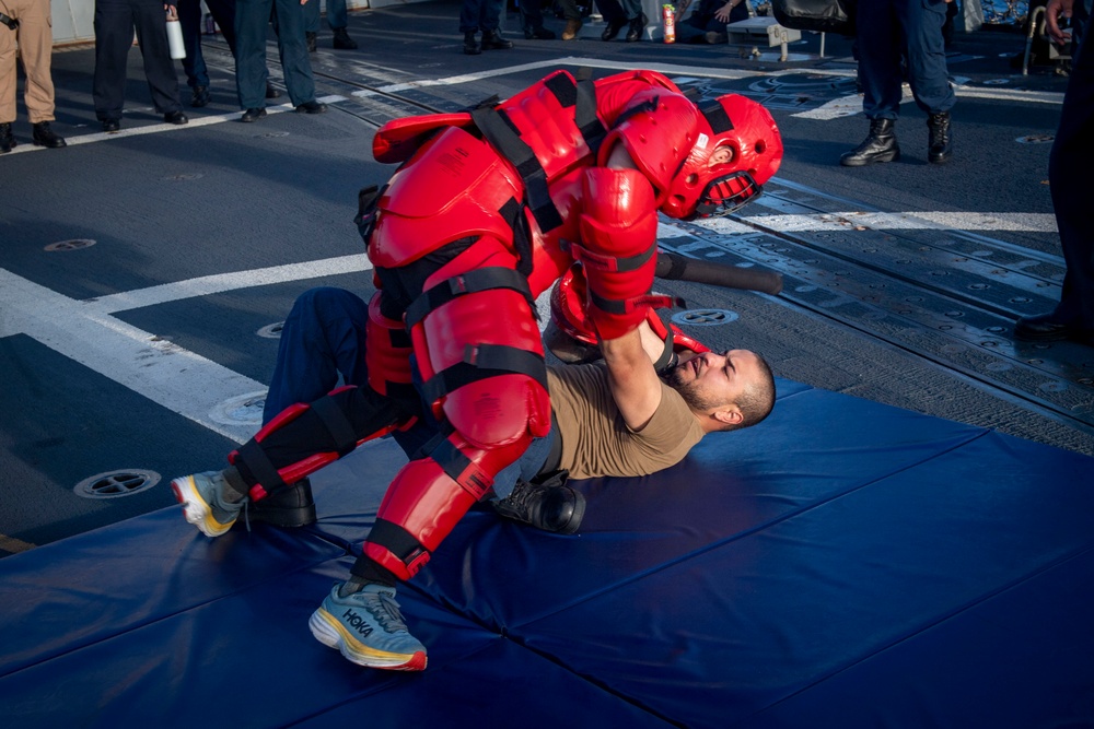 Sailors Participate in Security Training Evolution