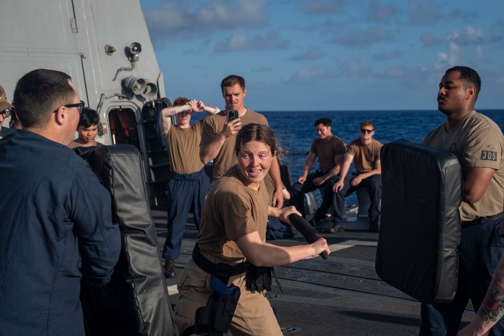 Sailors Participate in Security Training Evolution