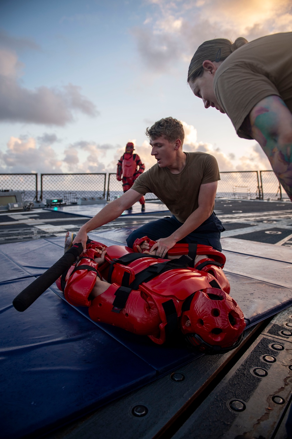 Sailors Participate in Security Training Evolution